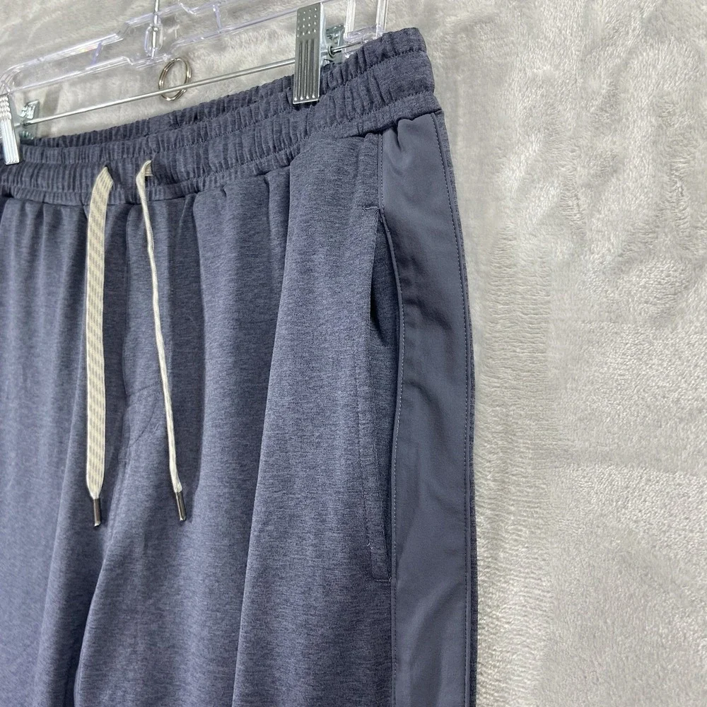 Vuori Sunday Performance Warm Up Pants Mens Medium 32x30 Athletic Side Snaps